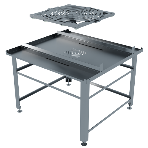 Rotating and pull-out table
